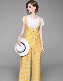 Yellow Vivacious Two-Piece