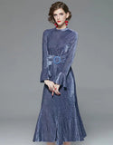 Velvet Fishtail Dress