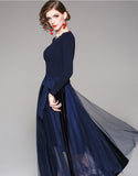 Navy Nepeta Dress