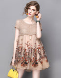 Coral Erica Dress
