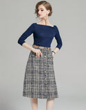Quaker Blue Two-Piece