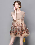 Coral Erica Dress