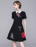 Narcissus Embroidery Dress