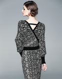 Black Leopard Dress