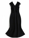 Black Fishtail Dress