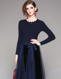 Navy Nepeta Dress