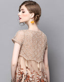 Coral Erica Dress