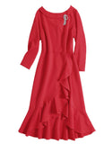 Red Rose Dress