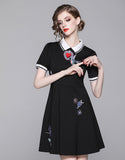 Narcissus Embroidery Dress
