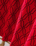 Red Knitting Dress