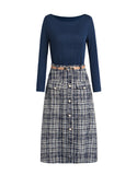 Quaker Blue Two-Piece