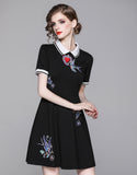 Narcissus Embroidery Dress
