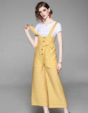 Yellow Vivacious Two-Piece