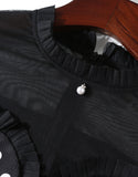 Black Alstroemeria Dress