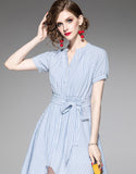 Noémie Plaid Dress