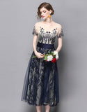 Scenery Embroidery Dress