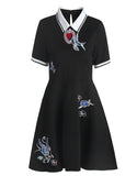 Narcissus Embroidery Dress
