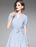 Noémie Plaid Dress