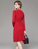 Red Knitting Dress