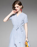 Noémie Plaid Dress
