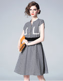 Black Lattice Dress