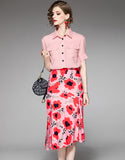 Pink Nemesia Two-Piece