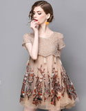 Coral Erica Dress
