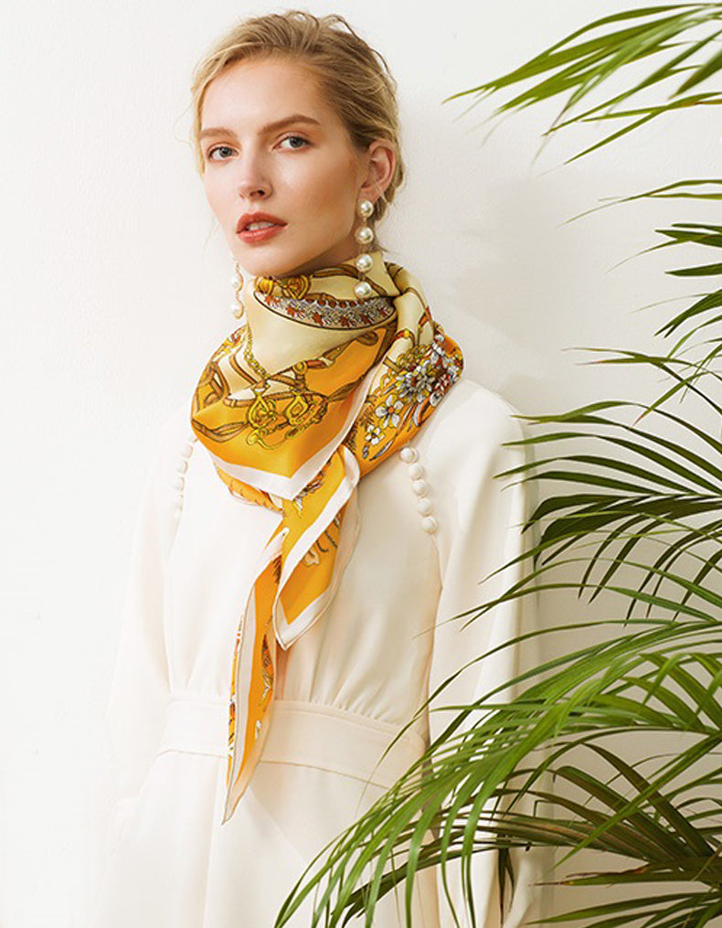 Golden Beautiful  Scarf