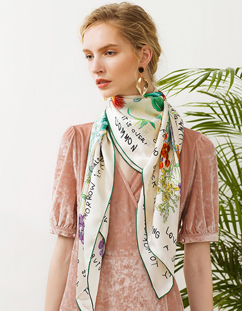 Poets Flowers Scarf