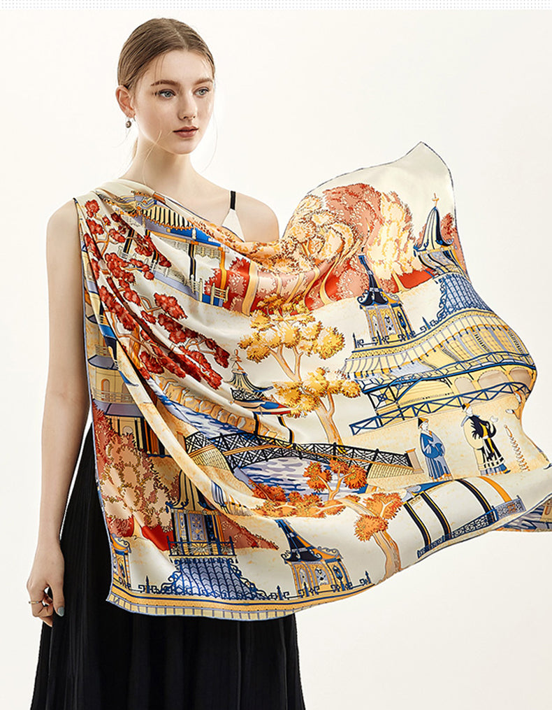 Spring Garden Scarf